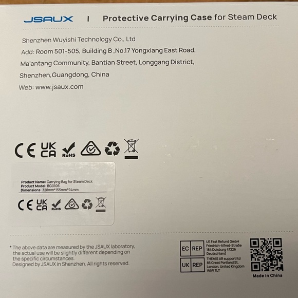 JSAUX Protective Carrying Case for Steam Deck NIB - Picture 3 of 9